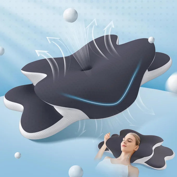 Oreiller Ergonomique en Mousse à Mémoire de Forme – Pour un Sommeil Réparateur et Sans Douleur