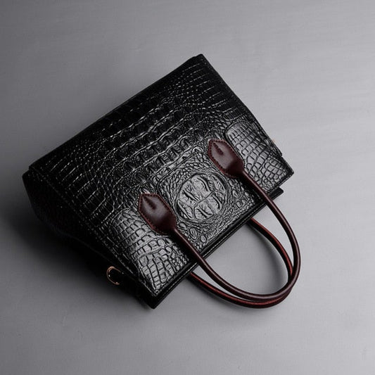 Women Handbag Genuine Leather Bags Women Crocodile Luxury Handbags