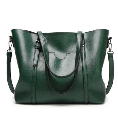 Shoulder Bags for Women Oil Wax Leather