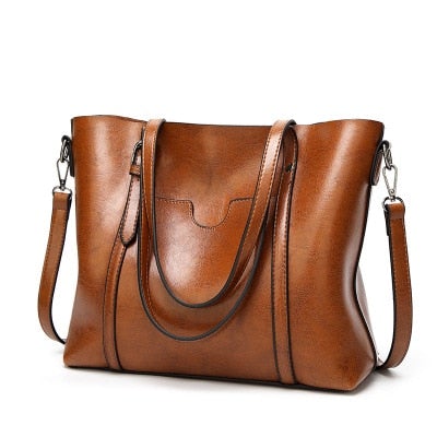 Shoulder Bags for Women Oil Wax Leather