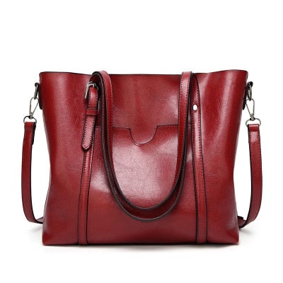 Shoulder Bags for Women Oil Wax Leather