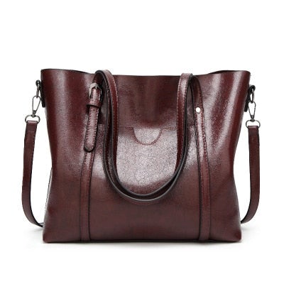 Shoulder Bags for Women Oil Wax Leather